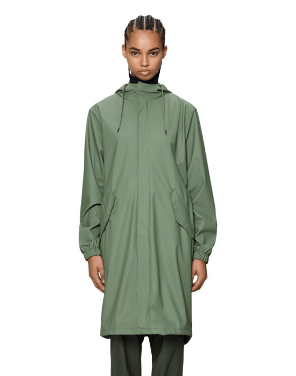 Rains 18140-145 Well Fishtail Parka Well Vihmamantel Meeste riided Naised Ülerõivad  Vihmajakid