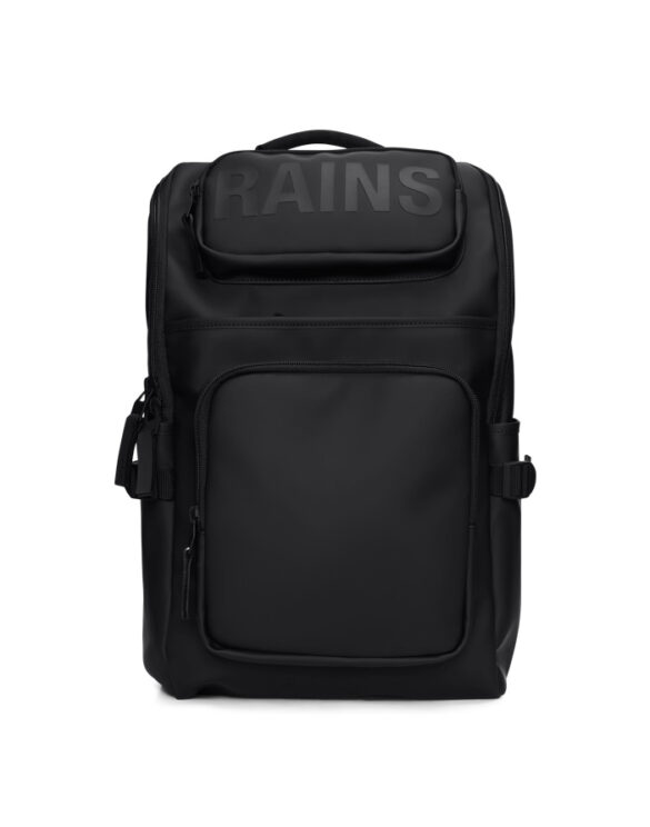 Rains 14000-01 Black Texel Cargo Backpack Black   Bags