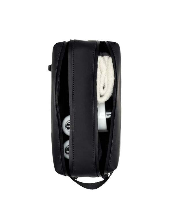 Rains 16000-01 Black Wash Bag Zip Must Kosmeetikakott   Kotid