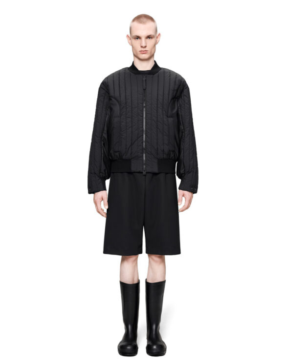 Rains 20930-01 Black Koya Vision Must Bomberjakk Meeste riided Naised Ülerõivad  Kevad-sügis joped