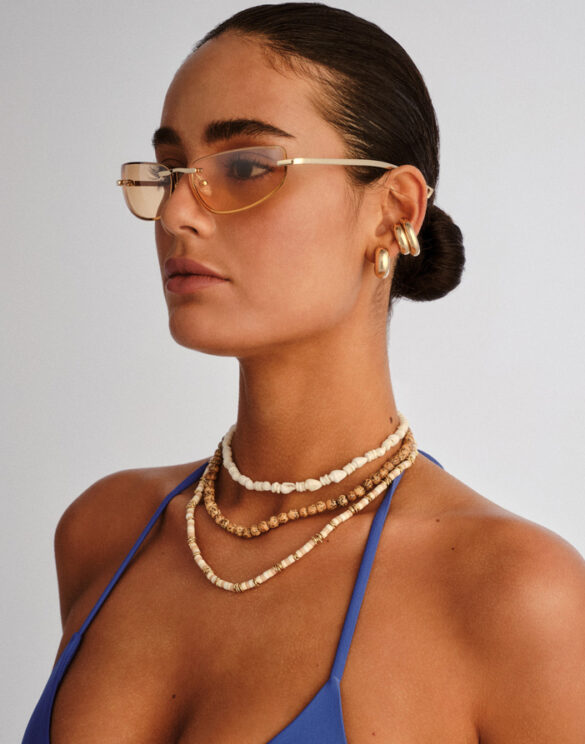 Le Specs Aksessuaarid Prillid Bubbles Gold Amber Tint Päikeseprillid LSU2652312