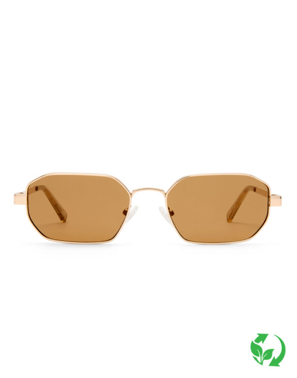 Le Specs LSU2652324 Mythic Gold Light Brown Mono Päikeseprillid Aksessuaarid Prillid Päikeseprillid