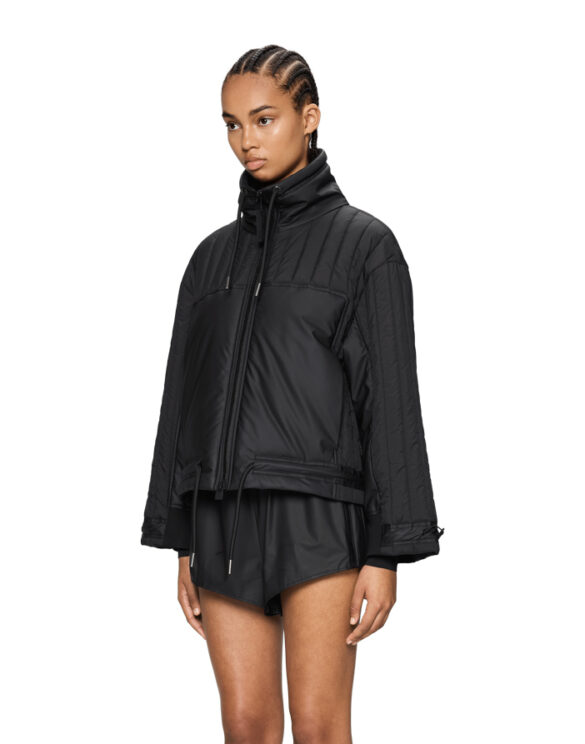 Rains 20940-01 Black Koya Vision W Must Jakk Naised  Ülerõivad  Kevad- ja sügisjoped