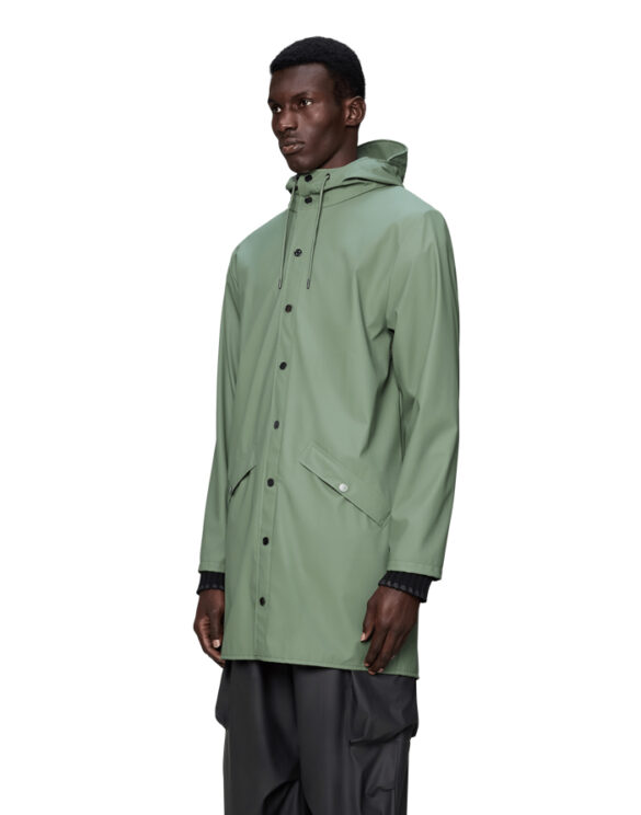 Rains 12020-145 Well Long Jacket Well Vihmajakk Meeste riided Naised Ülerõivad  Vihmajakid