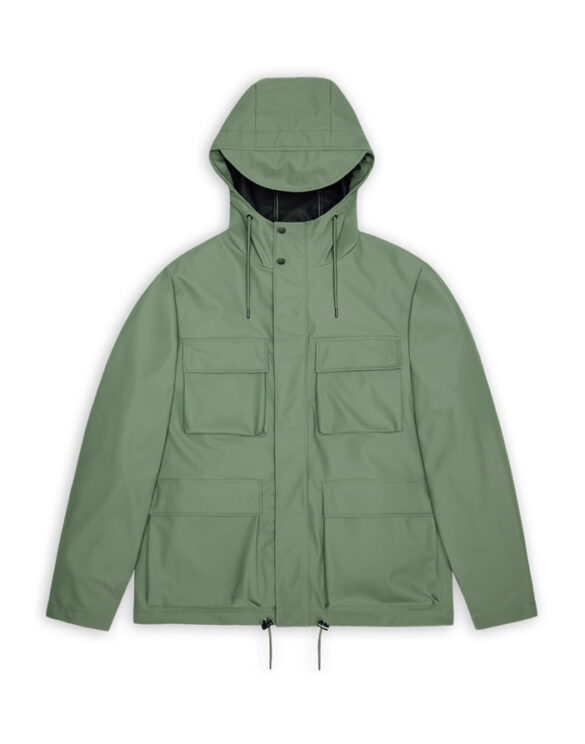 Rains 12210-145 Well Pocket Jacket Well Men Women  Outerwear Outerwear Rain jackets Rain jackets