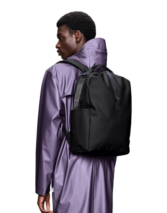 Rains 14890-01 Black Clip Front Must Seljakott   Kotid