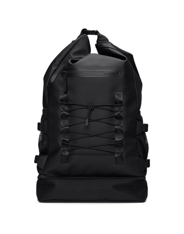 Rains 16290-01 Black Trail Mountaineer Rolltop Large Black   Bags