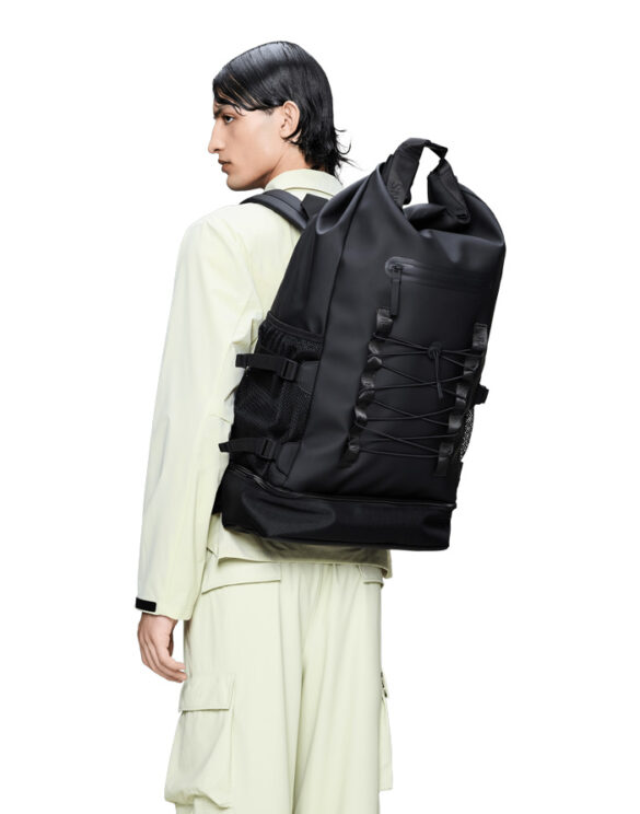 Rains 16290-01 Black Trail Mountaineer Rolltop Large Must Seljakott   Kotid