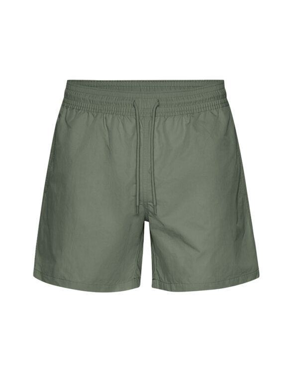 Colorful Standard Men Swimwear Classic Swim Shorts Dusty Olive CS3010-Dusty Olive