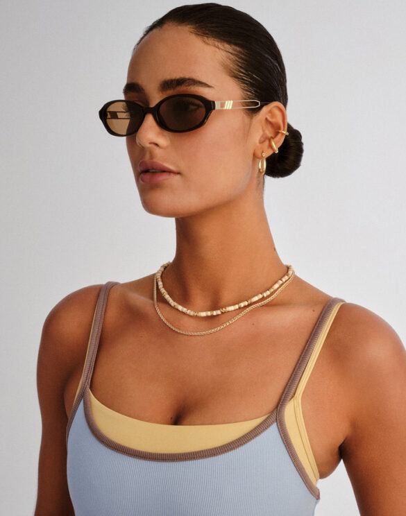 Le Specs Aksessuaarid Prillid Lunita Black Light Brown Mono Päikeseprillid LSP2652334