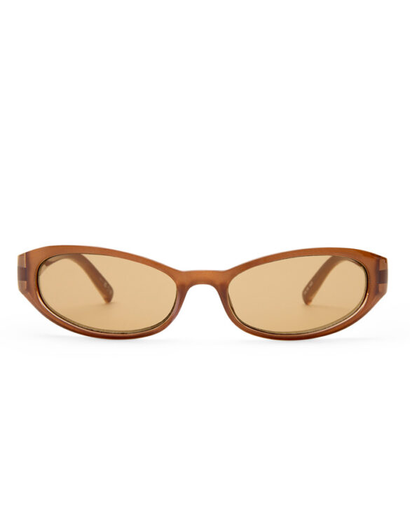 Le Specs LWF2627906 Popalicious Pearl Caramel Wide Fit Päikeseprillid Aksessuaarid Prillid Päikeseprillid