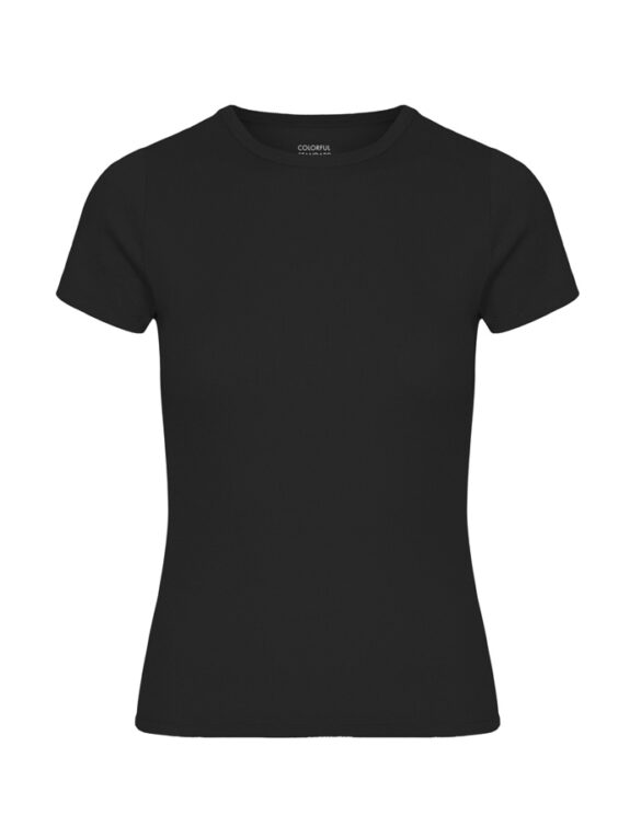Colorful Standard Organic Rib SS T-Shirt Deep Black
