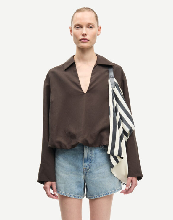 Women Blouses and tops Sadaphne Shirt Mulch F26100024-MULCH