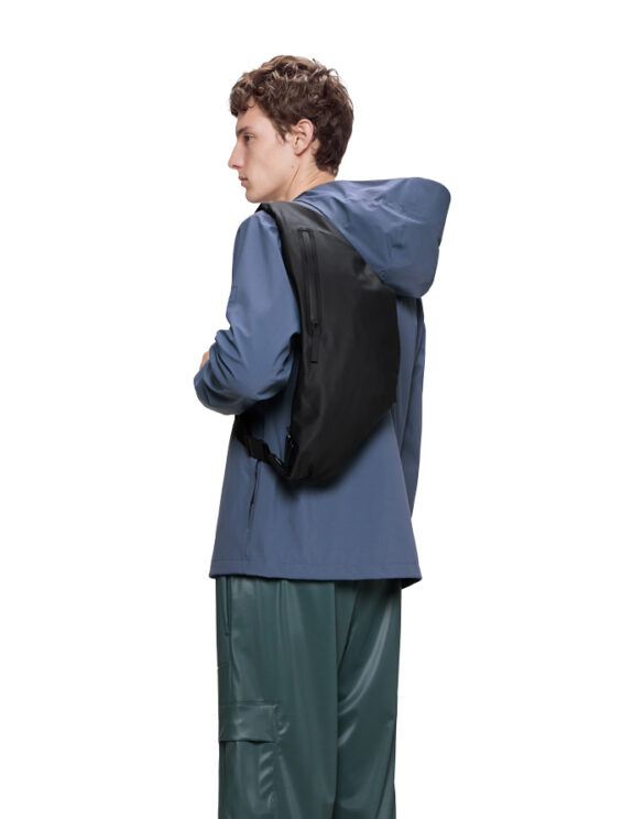 Rains 16270-01 Black Dash Bum Bag Black Vöökott   Kotid