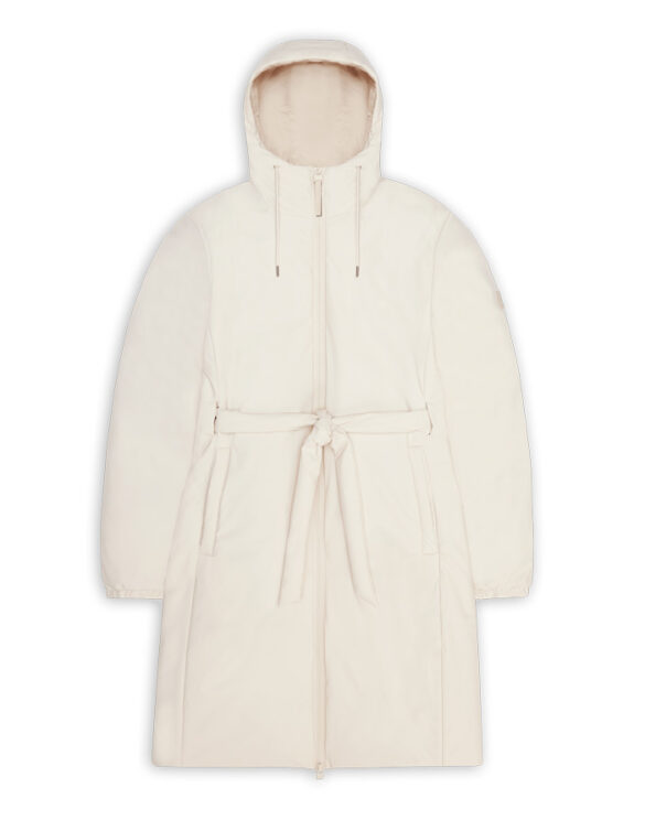Rains Lohja Long Curve Jacket Dune main image